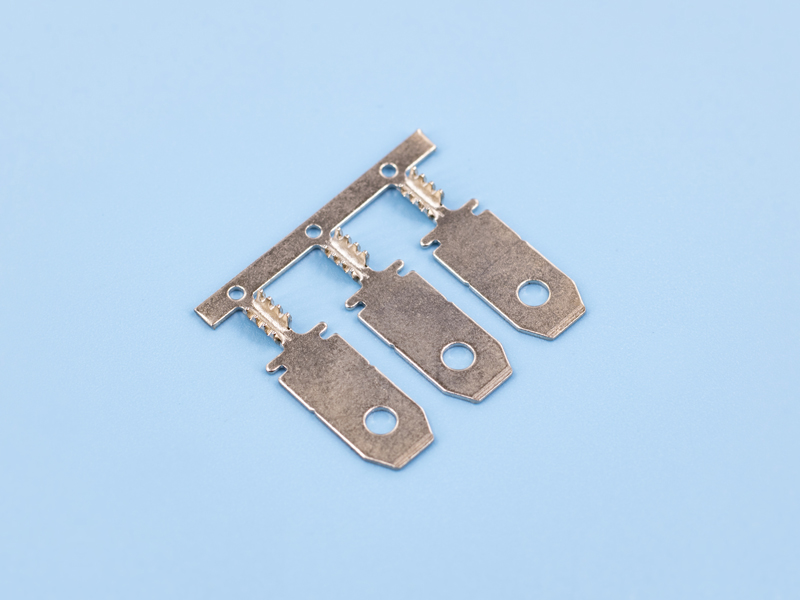 7.8*0.8插片，黃銅，鍍錫，橫帶（T10-01）