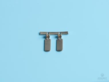 5.0電源插片，黃銅，鍍鎳，橫帶（T12-02）